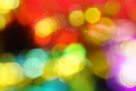 Blurred bokeh Christmas lightsの写真素材