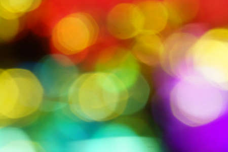 Blurred bokeh Christmas lightsの写真素材