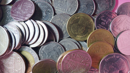 Baht Thailand coins