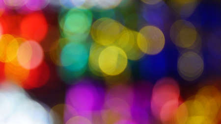 Blurred bokeh Christmas lightsの写真素材