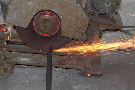 steel cuttingの写真素材