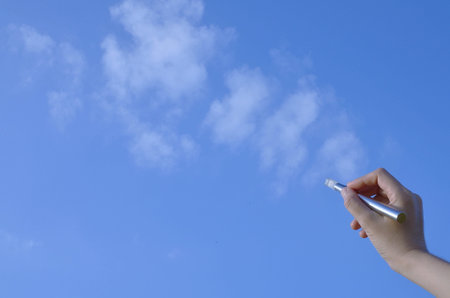 thinking idea conceptの写真素材