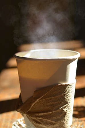hot coffeeの写真素材