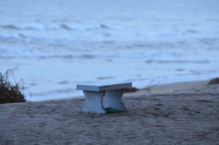 chair in alone conceptの写真素材