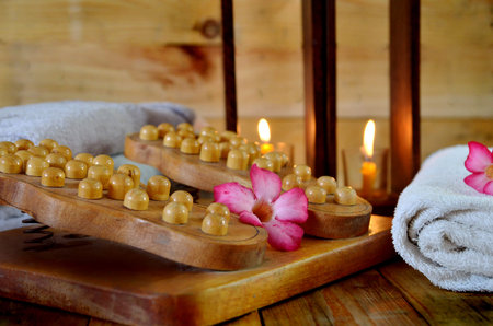 massage and spa health careの写真素材