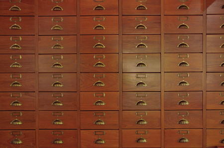 Racks traditional Chinese medicineの写真素材