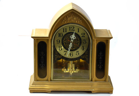 Ancient Yellow Clock.