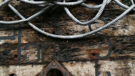 wood background spaceの写真素材