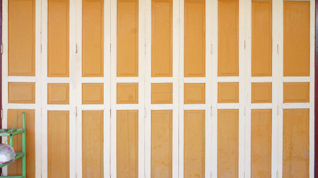 Pattern retro wood door in Thailand styleの写真素材
