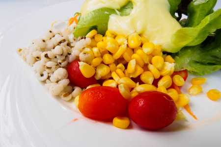 Salad close up