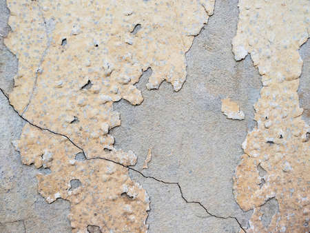 Peeling paint of old wallの写真素材