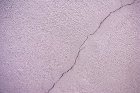 white wall is Peeling paint.