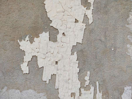 white wall is Peeling paint.の写真素材