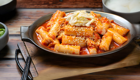 Korea food is cooked roast pig to put on the table.  Korean traditional food, jeon, vegetable, meat, etc. are mixed with eggs and fried in oil.の素材