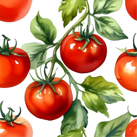 Bright red tomatoes are very tasty.の素材