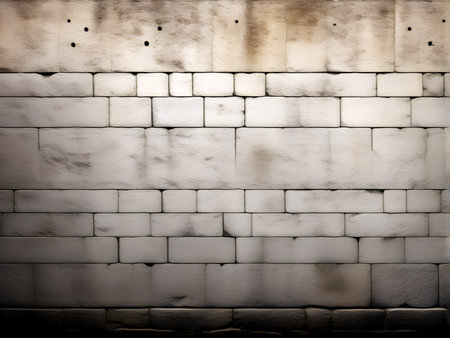 black block brick wall pattern texture background.の素材