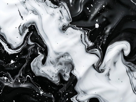 background of gold and black marbleの素材