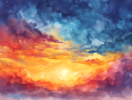 clouds in the skyの素材