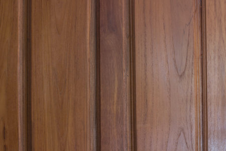 The pattern on the wood floor with natural beauty .