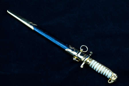 Saber is a couple of armed soldiers in the past.の写真素材