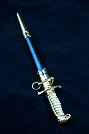 Saber is a couple of armed soldiers in the past.の写真素材