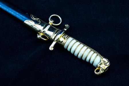 Saber is a couple of armed soldiers in the past.の写真素材