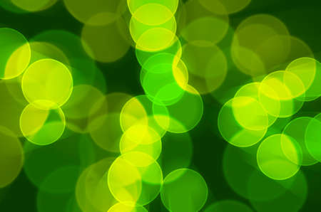 Defocused green abstract christmas backgroundの写真素材