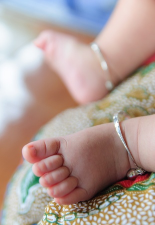 Baby feetの写真素材