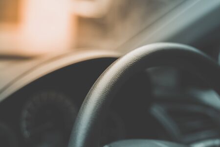 car wheel with vintage color toneの写真素材