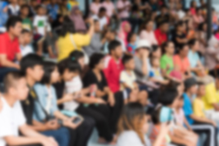 abstract blurred peopleの写真素材