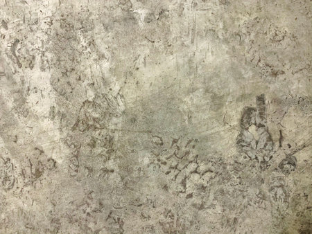 Abstract copy space seamless background texture. Horizontal close-up photography of the polished cement floor with cracks. Floor Cement pouring, construction, and polish concept.の写真素材