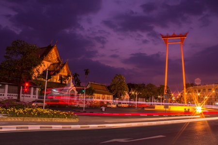 Sao Chingcha , The Giant Swing at Bangkok, Thailandの写真素材