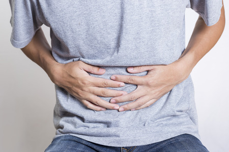 Man Stomach Acheの写真素材