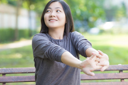 Woman with Relax Time