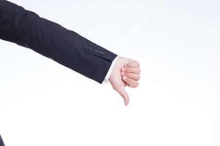 Businessman with Thumb Down