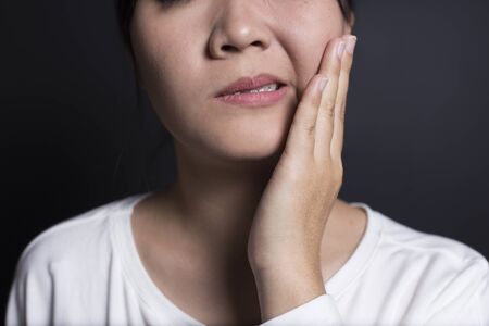 Woman has Tooth Acheの写真素材