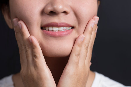 Woman has Tooth Ache