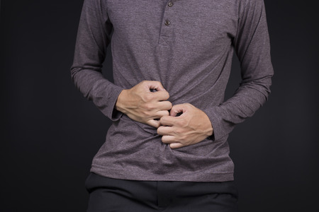 Man Stomach Acheの写真素材