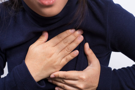 Health Care: Woman has chest pain