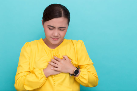 Woman has chest pain