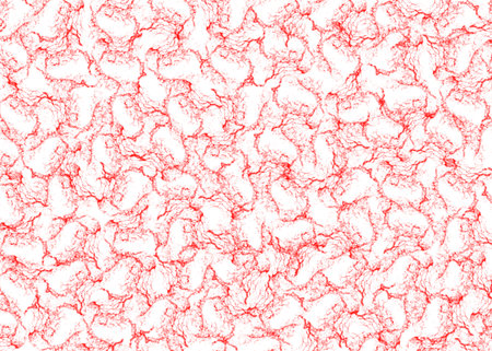 Red Crackles Texture Abstract Backgroundの写真素材