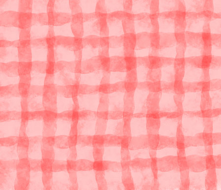 watercolor red square pattern for backgroundの写真素材