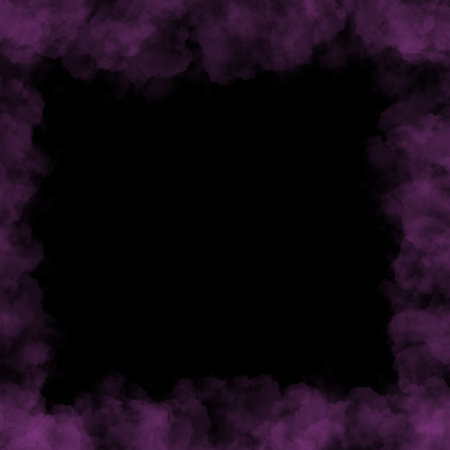 Smoke Frame Border On Black Backgroundの写真素材