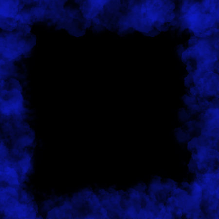 Smoke Frame Border On Black Backgroundの写真素材