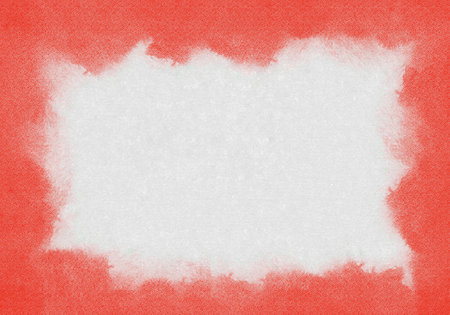 Red and white watercolor on paper texture can use as background.の写真素材
