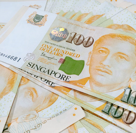 Singapore 100 dollarsの素材