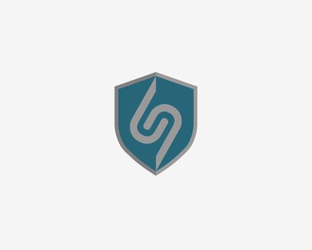 Letter S icon alphabet symbol. Security logo icon .のイラスト素材