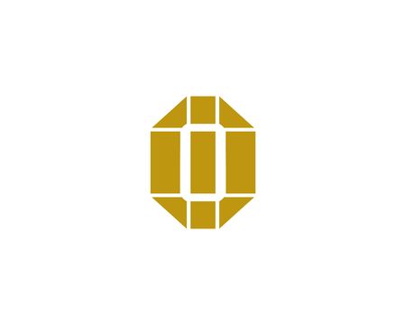 Letter O icon design template elements. Abstract design for jewelry business.のイラスト素材