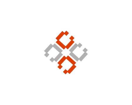 C Letter Abstract design for fashion Business.  icon design template.のイラスト素材