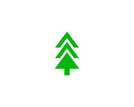 Green sketch of trees.  Tree icon design.のイラスト素材